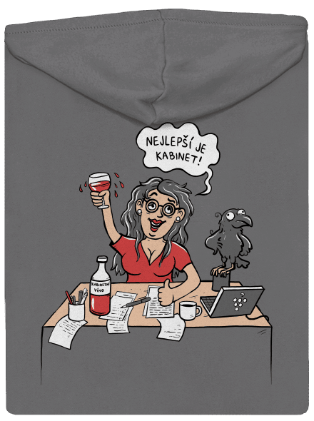 Kabinet dámská mikina na zip Steel Gray