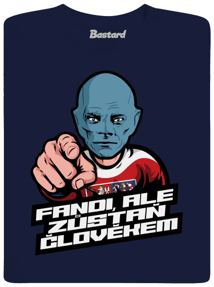 Fandi, ale zůstaň Fantomasem dětské tričko Navy
