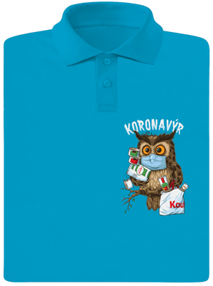 Koronavýr pánská polokošile Blue Atol