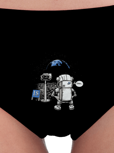 Kosmonaut dámské kalhotky Black