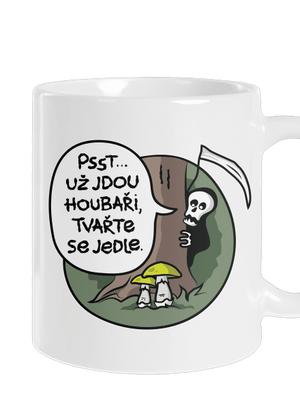 Muchomůrky zelené klasický hrnek White