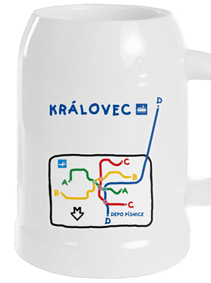 Metro Královec půllitr White