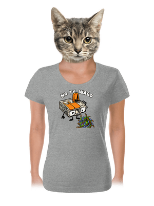 Wago svorka dámské tričko Dark Gray Melange