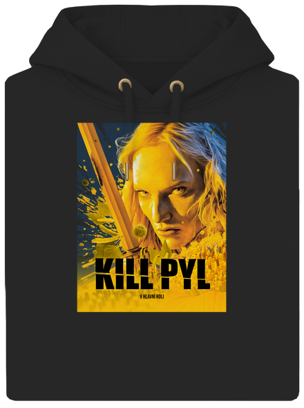 Kill pyl unisex mikina premium Dark Black