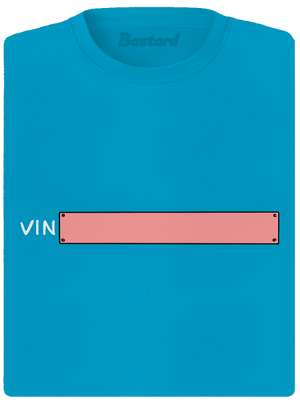 Osobní VIN kód dámské sportovní tričko Blue Atol