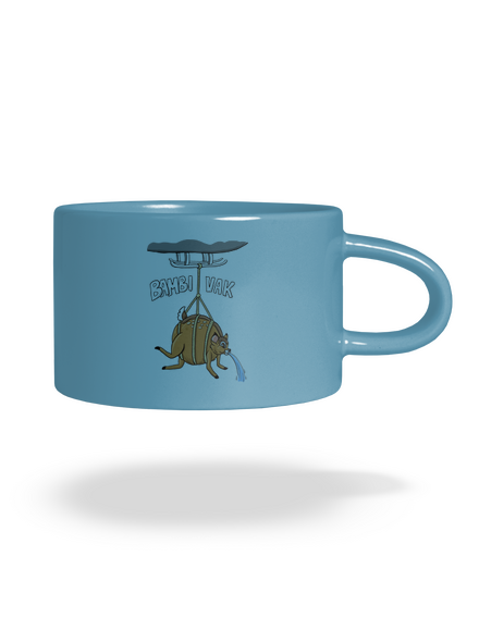 Bambi vak hrnek makronka Blue Macaron