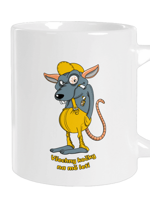 Myšák Casanova velký hrnek White