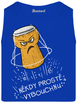 Někdy vybouchnu pánské tílko Royal Blue