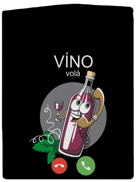 Červené víno volá dámská mikina na zip Black