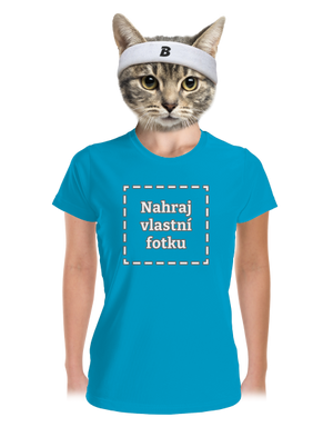 Vlastní potisk dámské sportovní tričko Blue Atol