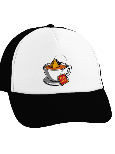 Teatanic kšiltovka truckerka Black cap