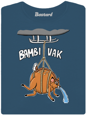 Bambi vak dámské tričko premium Petrol Blue