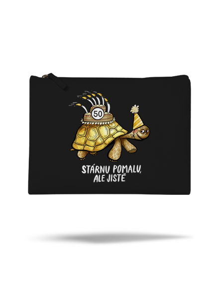 Stárnu pomalu taštička Black