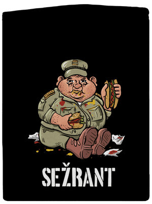 Sežrant dámská mikina na zip Black