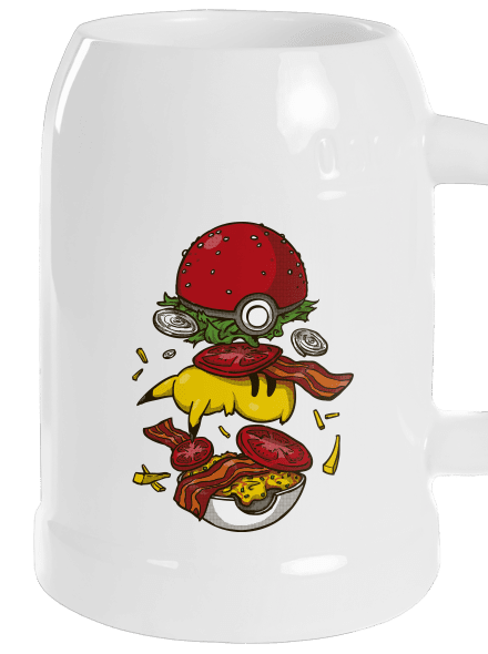 Pokémon burger půllitr White