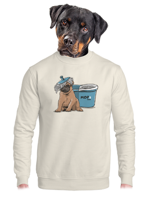 unisex mikina bez kapuce