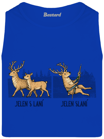 Jelen s laní pánské tílko Royal Blue