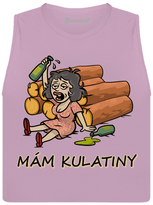 Mám kulatiny dámské tílko volné Lilac