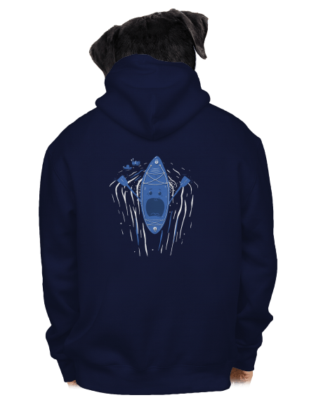 Ahhhh! pánská mikina na zip Navy