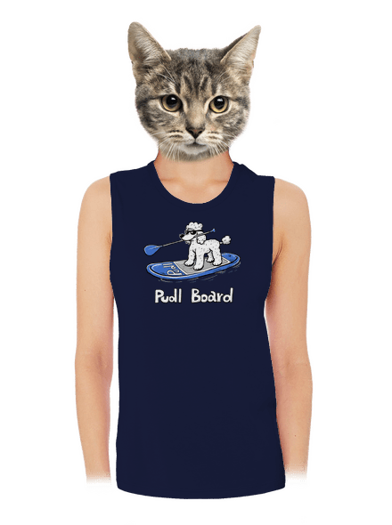 Pudl board dámské tílko volné Navy