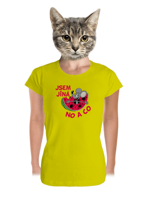 Jsem jiná dámské tričko premium Lemon