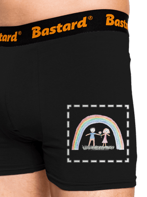 Dětské kresby - nahraj vlastní boxerky Black