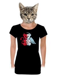 dámské tričko s lemem