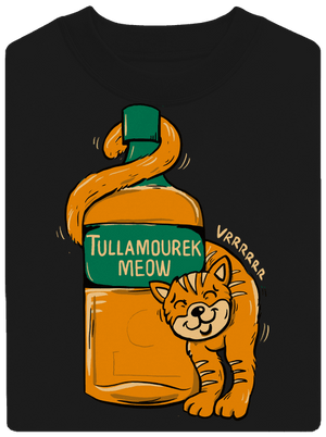 Tullamourek unisex mikina bez kapuce Black