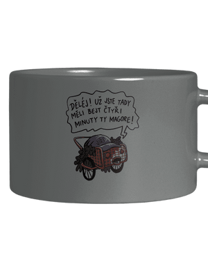 Jiří kára hrnek makronka Grey Macaron