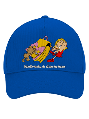 Školačka kšiltovka baseballka Bright Royal