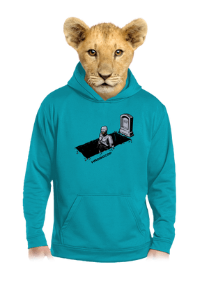 Hrobocop dětská mikina klokanka Hawaiian Blue