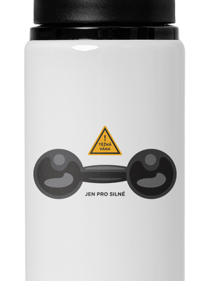 Těžká váha lahev na vodu White