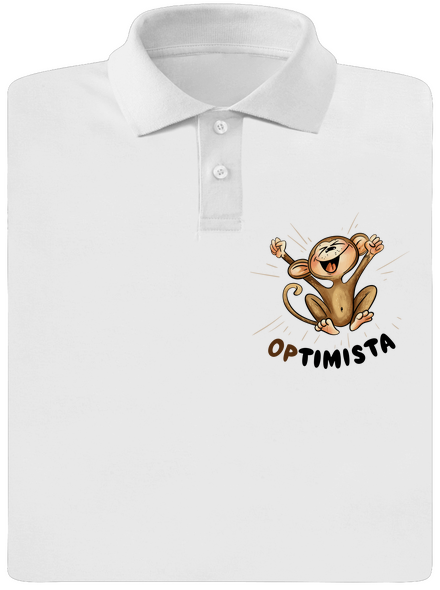 Optimista Op pánská polokošile White