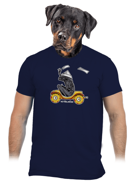 Vetřelníček pánské tričko Navy