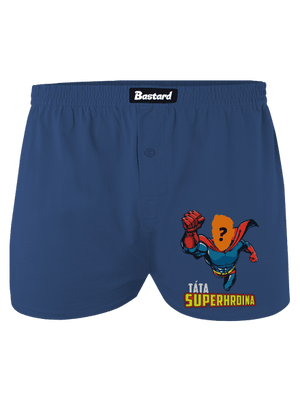 Táta superhrdina pánské trenky Blue