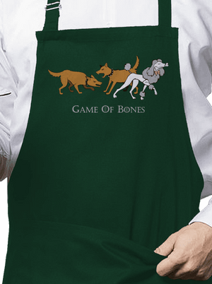 Game of Bones zástěra Bottle Green
