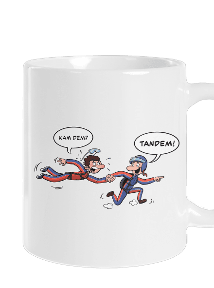 Tandem klasický hrnek White
