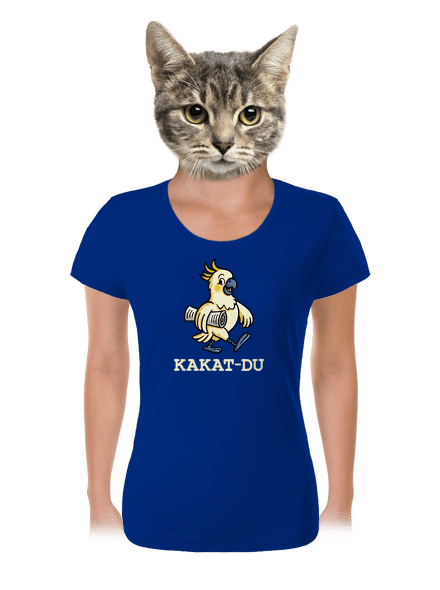 Kakat-du dámské tričko Royal Blue Mal