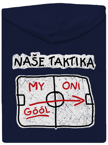 Naše taktika pánská mikina na zip Navy