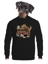 unisex mikina bez kapuce