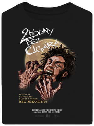 B13: Bez cigára unisex tričko oversized Black