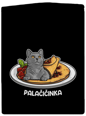 Palačičinka pánská mikina na zip Black