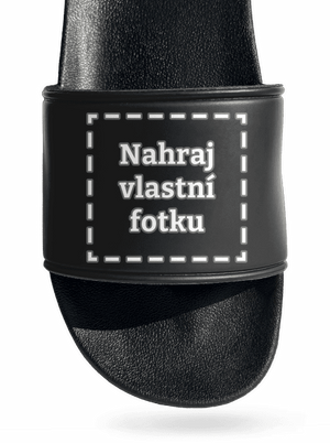 Vlastní potisk pantofle Black
