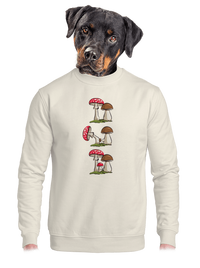 unisex mikina bez kapuce