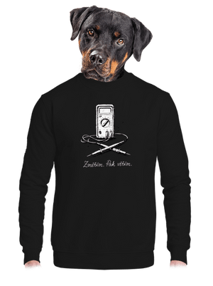 unisex mikina bez kapuce