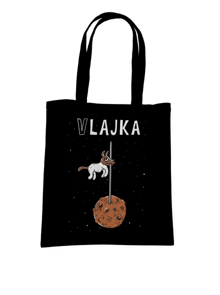Vlajka taška Black