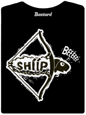 Shííp dámské tričko s lemem Black