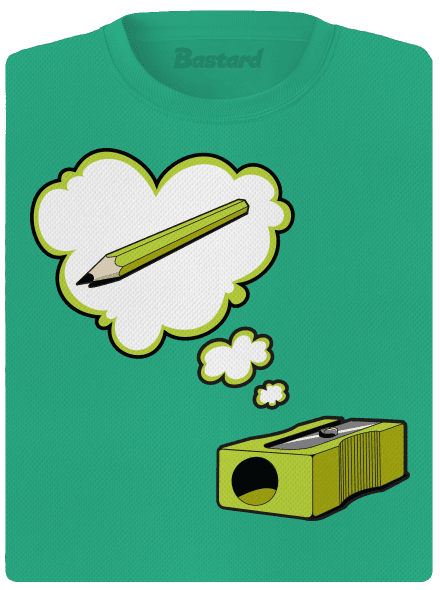 Tužka a Ořezávátko dámské sportovní tričko Mint Mal