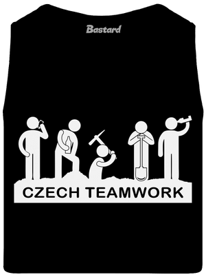 Czech Teamwork pánské tílko Black