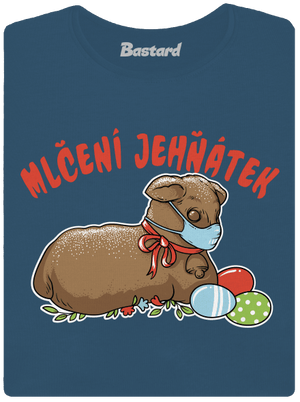 Mlčení jehňátek dámské tričko premium Petrol Blue